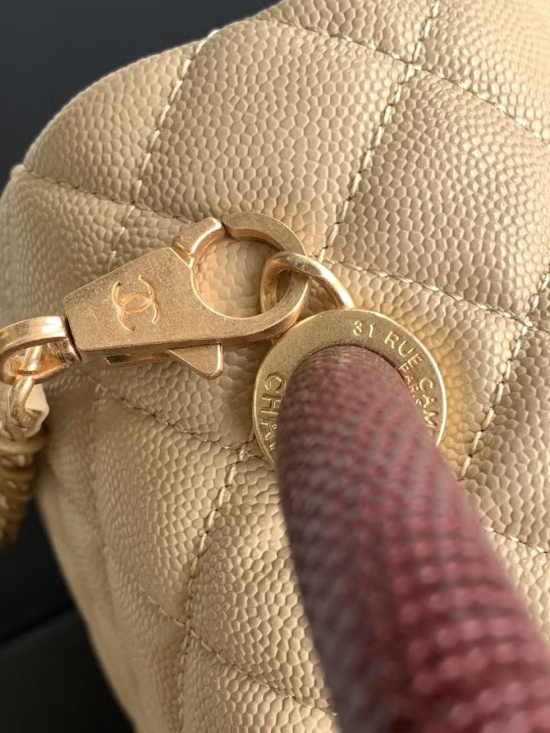 Ch**el top handle bags